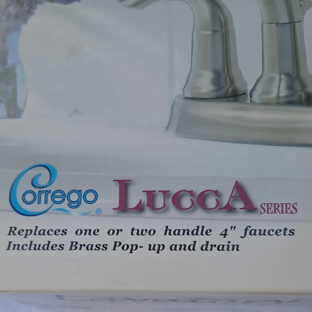Lucca Series Brushed Nickel Bathroom Faucet